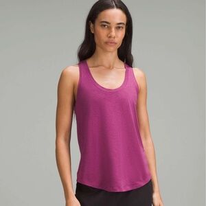 Lululemon Love Tank Heathered Magenta, size 6
